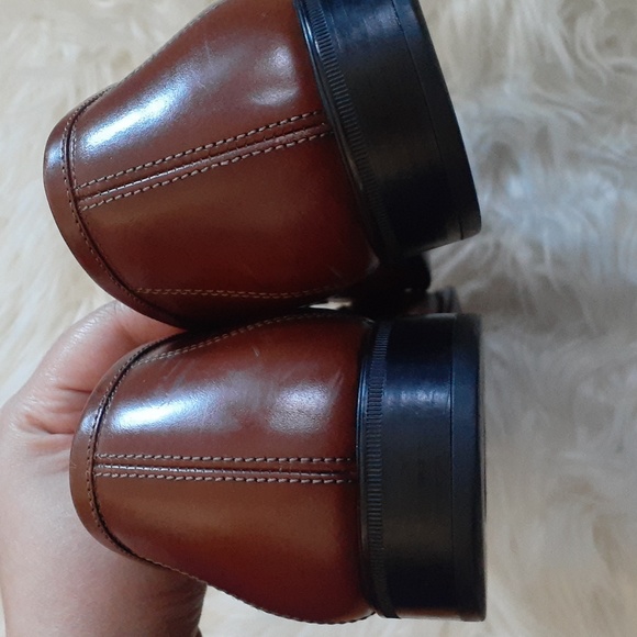 Salvatore Ferragamo Brown Penny Loafers Men's Size 6.5 - Picture 6 of 8